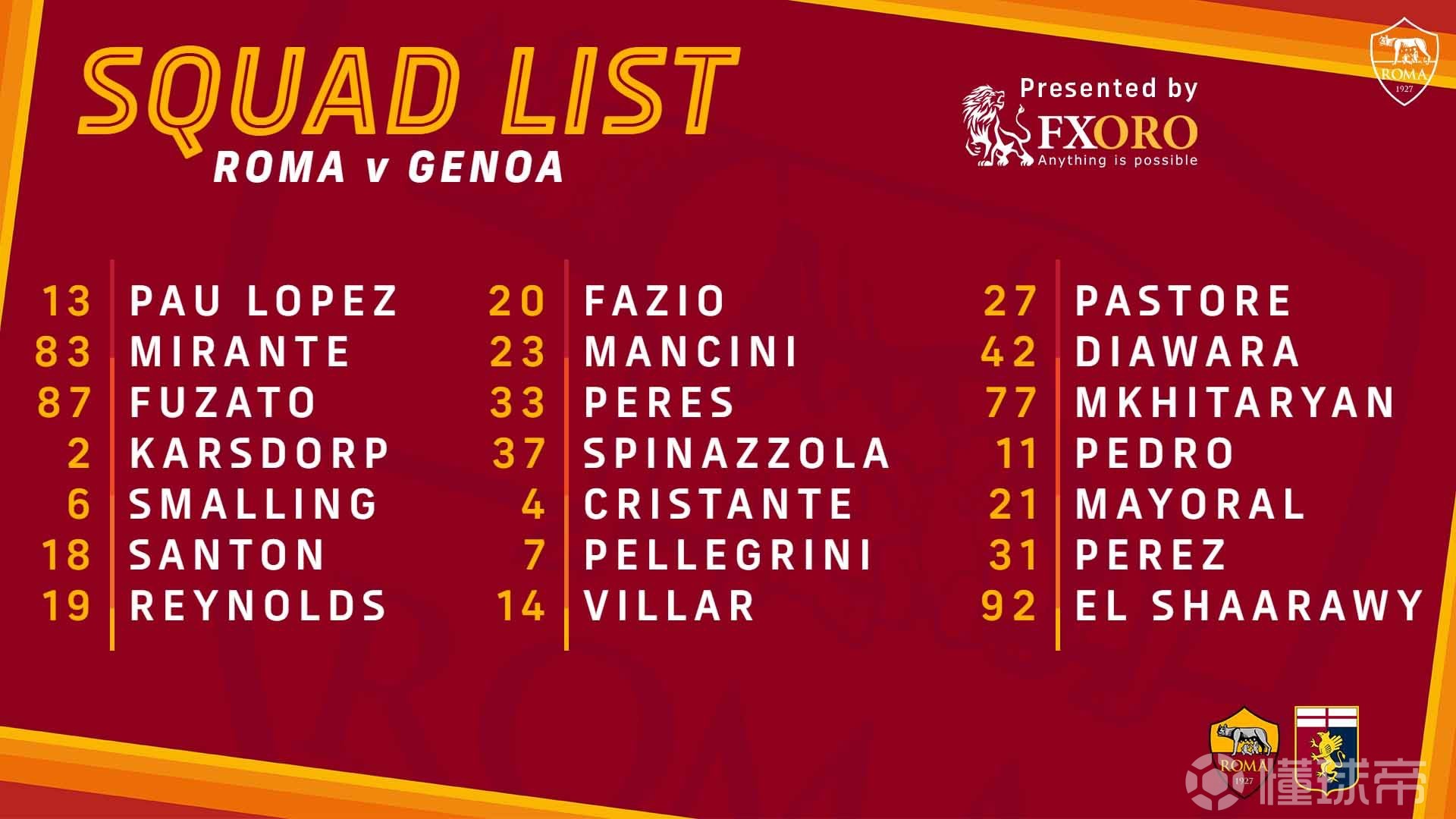 罗马客场大胜热那亚，积分榜上升的简单介绍